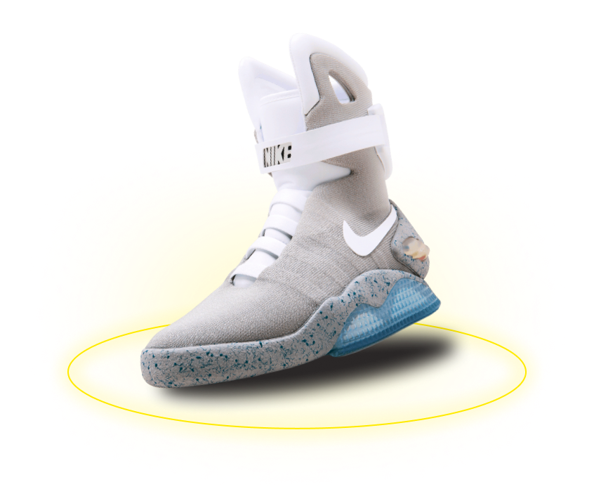 Кроссовок Nike Air Mag с кольцом под подошвой